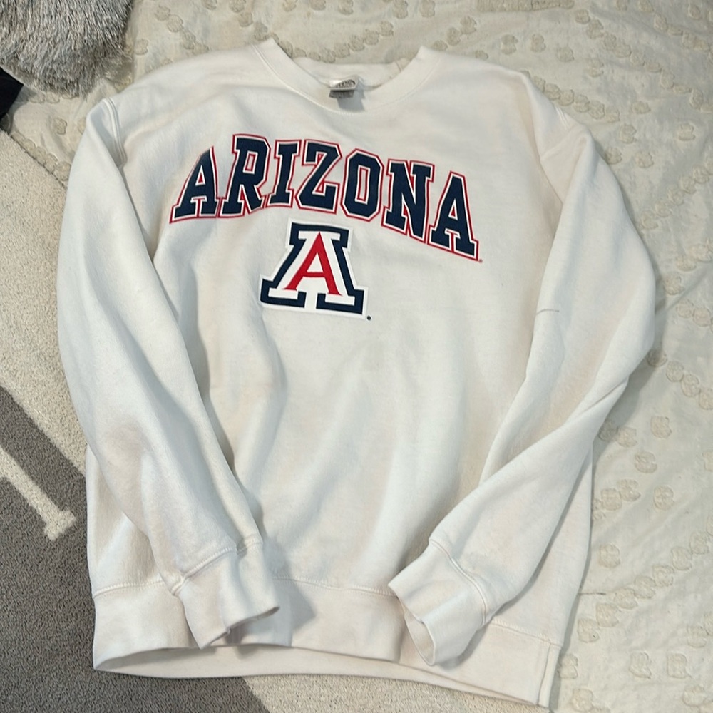 White Arizona crewneck